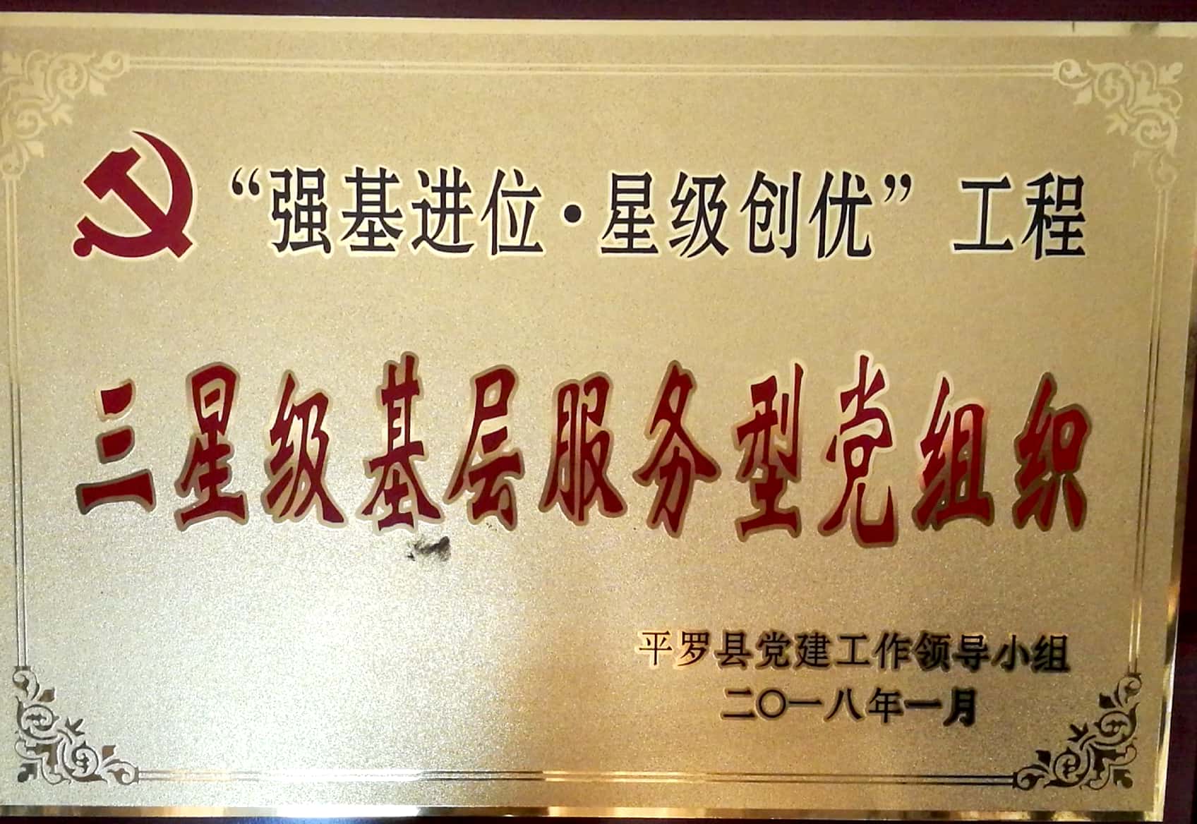 三星级基层服务型党组织